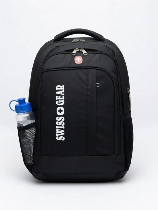 Multi-Compartment College & Office Backpack - Black