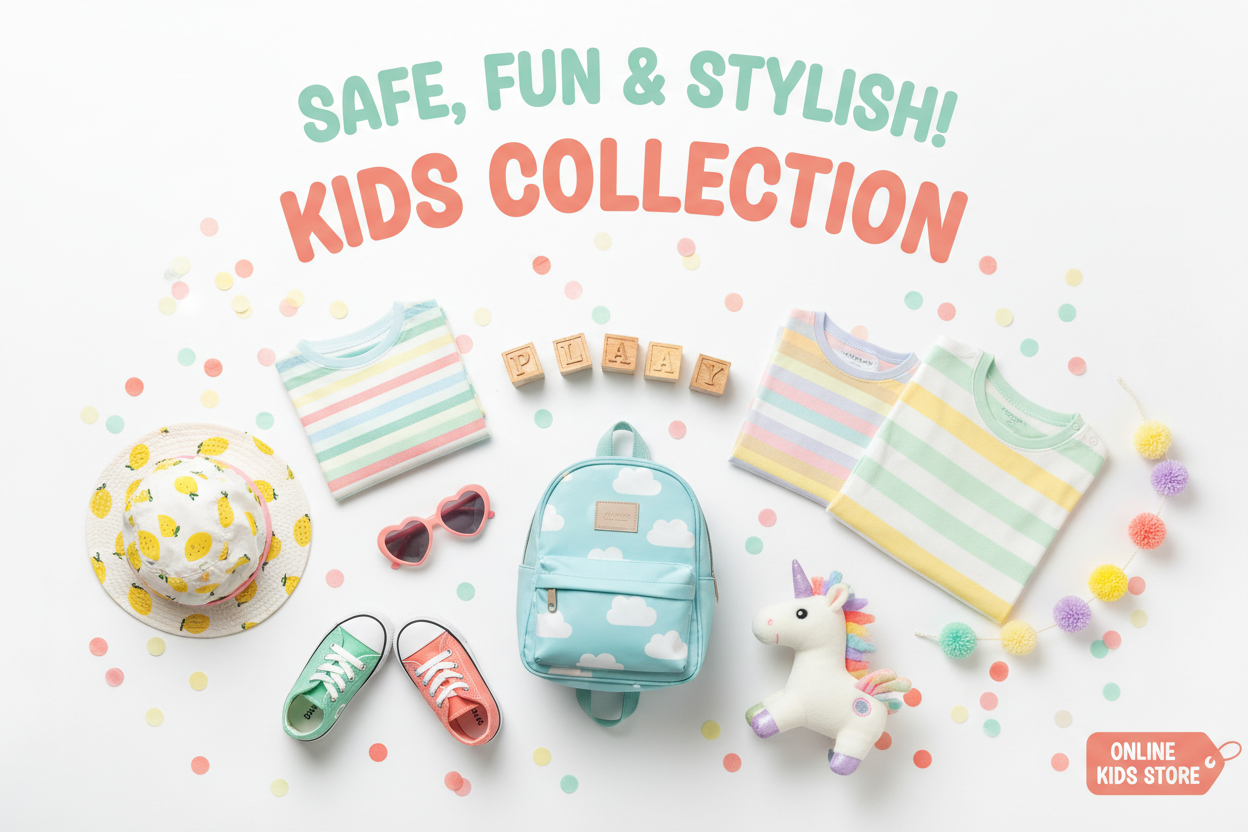 ✨ Kids Collection – Fun, Safe & Stylish Essentials