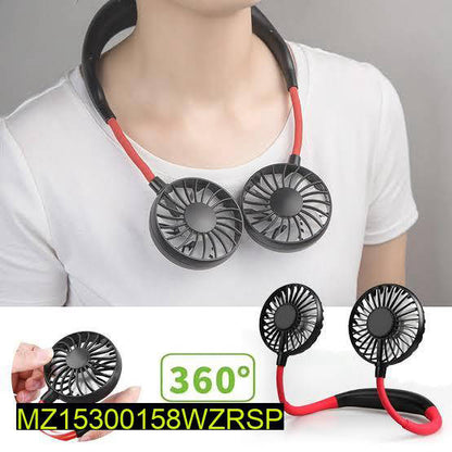 360° Portable Neck Fan with 3 Speeds
