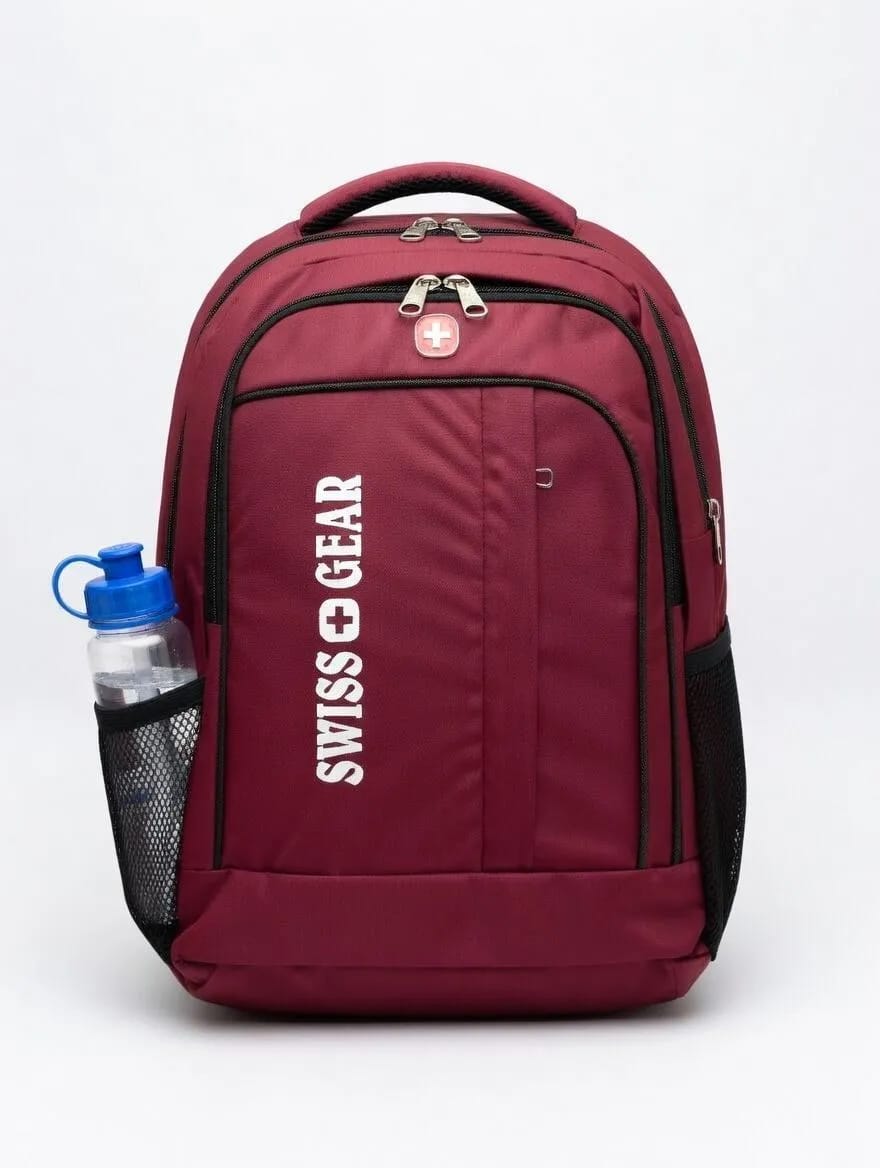 Multi-Compartment College & Office Backpack - Black