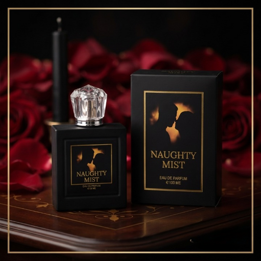 Naughty Mist Luxury Eau De Parfum 100ml Black Bottle Warm Sweet Sensual Unisex Fragrance