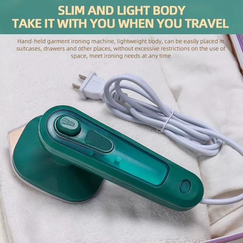 Professional Micro Steam Iron – Portable Handheld Dry & Wet Combo Garment Steamer for Travel & Home