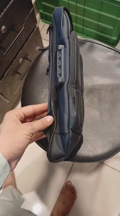 Premium Anti-Theft Sling Bag with Password Lock – High-Capacity Crossbody Shoulder Chest Pack with Smooth Zipper for Travel, Tech, and Daily Commuting